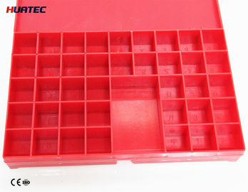 CE استاندارد ایزو تایید شده Penetrameter نوع سیم، پلاستیک X - Ray جعبه مارکر جعبه پلاستیک