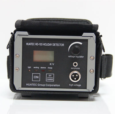HD-103 آشکارساز تعطیلات ولتاژ بالا 0.2-30KV صفحه نمایش LCD 0.5-10mm پوشش آشکارساز نشت سوراخ پین برای بررسی ضد خوردگی مخزن لوله کشی