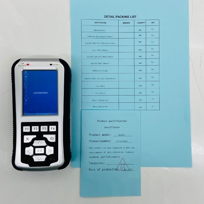 HG3002 2 کانال ارتعاش + 1 کانال سرعت صفحه نمایش LCD رنگی ارتعاش داده های گاوصندوق اندازه گیری ثبت تجزیه و تحلیل متر