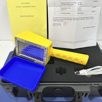 FJ-CoMo50 دستگاه تشخیص تابش صنعتی α/β اندازه گیری آلودگی سطح قابل شارژ مجدد برای محیط هسته ای