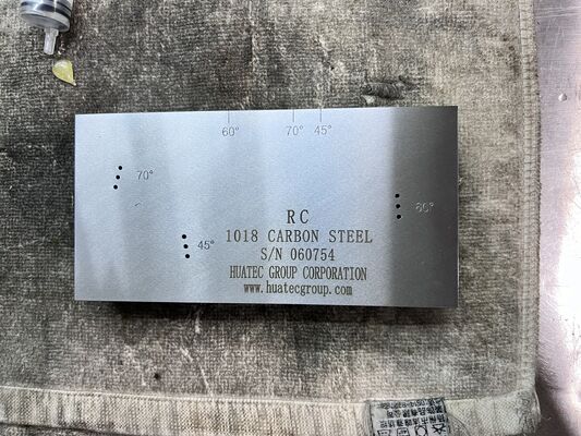 AWS D1.1/D1.1M-2015 بلوک کالیبراسیون اولتراسونیک RC برای مبدل‌های پرتو زاویه‌دار