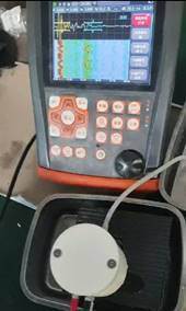 تستر اولتراسونیک قابل حمل HFD-810 با نمونه‌برداری 400 مگاهرتز، قابلیت خروجی گزارش PDF بلوتوث و آشکارساز بازرسی لایه ضد آب