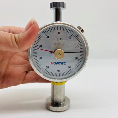LX-C-2 دورومتر اسفنج قابل حمل 0-100HW تست کننده سختی فوم میکروسلولی