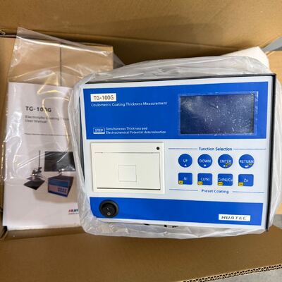 TG-100G اندازه گیری ضخامت الکترولیتیک کولومتریک Multilayer Nickel Coating Thickness Tester