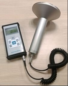 FJ-6108 100cm2 ZnS Scintillation Alpha Beta Gamma Detector مانیتور آلودگی رادیواکتیو سطحی