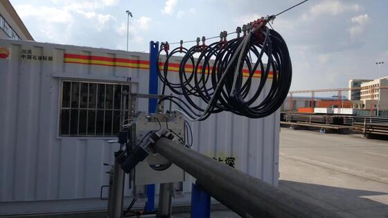 Mobile drill pipe magnetic flux leakage detection equipment HMTD