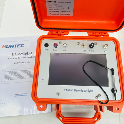 دستگاه تست لرزش تک کاناله HG-S936L-1 ضبط کننده داده ارتعاشی قابل حمل 1Hz-200Hz