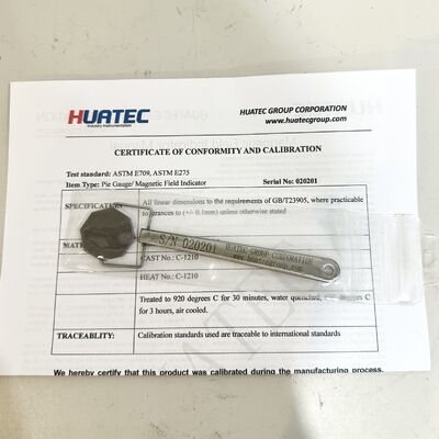 اندازه گیری پای ASTM نشانگر میدان نشانگر قطب مغناطیسی ASTME709 آزمایش MPI
