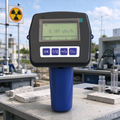 FJ-1200 Environmental Radiation Meter with NaI(Tl) Crystal Detector IP64 Protection and 0.01 ~ 200 µSv/h Measuring Range