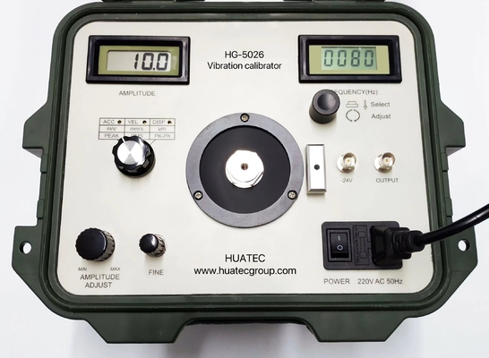 HG-5026 سرعت سنج ارتعاش سرعت و نزدیک سازی دستگاه کالیبراسیون شیکر