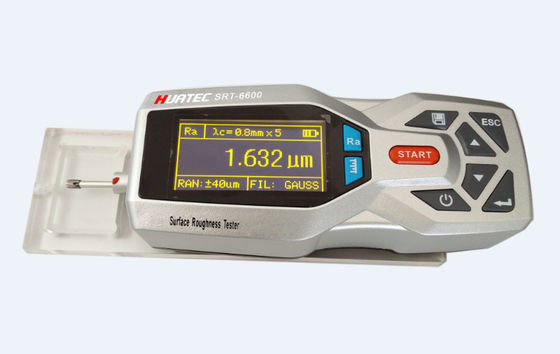 SRT-6600 سنجنده خشکی سطحی دستی 160μm محدوده 14 پارامتر خشکی صفحه نمایش OLED ابزار اندازه گیری خشکی پوسته فلزی