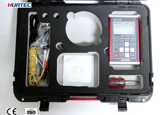 تستر سختی دیجیتال قابل حمل RHL50 با تبدیل چند مقیاسی و 7 دستگاه ضربه