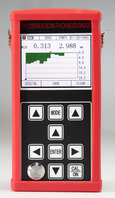TG-6200 نمایشگر عددی دستی اسکن A / B غیر فلزی اندازه گیری ضخامت پوشش فوق صوتی