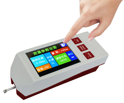 22 پارامتر TFT صفحه لمسی قابل حمل Roughness Tester با گرافیک