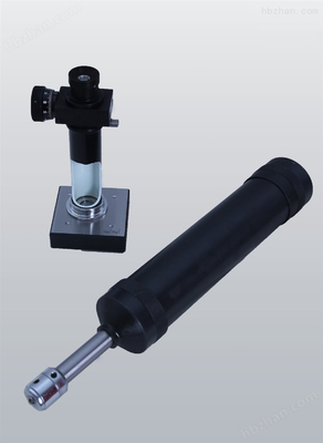 HBX-0.5 تست کننده سختی برینل قابل حمل فلزی سیاه با ظرفیت ضربه 4.9J و قطر توپ فولادی 10 میلی متر