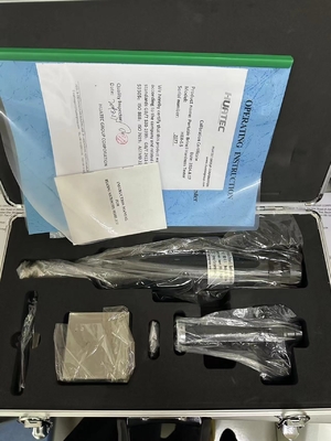 HBX-0.5 تست کننده سختی برینل قابل حمل فلزی سیاه با ظرفیت ضربه 4.9J و قطر توپ فولادی 10 میلی متر