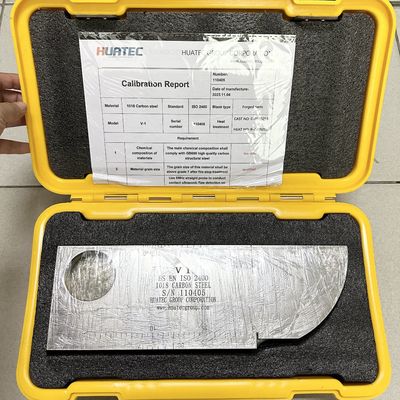 بلوک کالیبراسیون CS NDT IIW V1 برای آزمایش های غیر مخرب