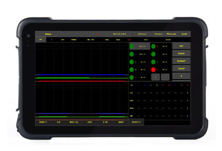 FD-GT-20 TFT رنگ نمایش بی سیم WIFI Trolley سبک وزن UT راه آهن سیستم نقص