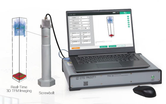 HPA-22T1 سیستم تصویربرداری اولتراسونیک سه بعدی با آرایه فازی موازی کامل 64 کاناله TFM با تاخیر 0-40 میکروثانیه و پالس 2.5 نانوثانیه