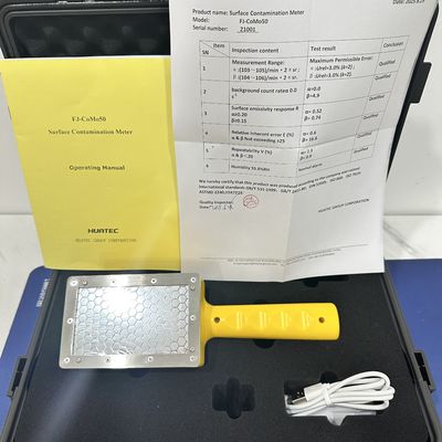 FJ-CoMo50 دستگاه تشخیص تابش صنعتی α/β اندازه گیری آلودگی سطح قابل شارژ مجدد برای محیط هسته ای