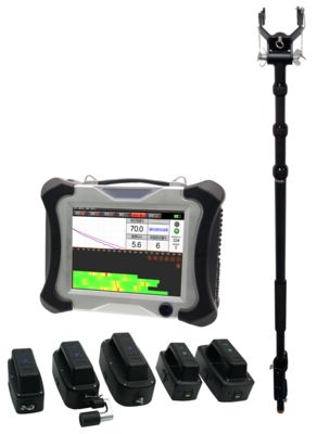 HEF-17 ابزار NDT جریان گردشی پالس شده برای آزمایش ضخامت دیواره لوله بدون برداشتن پوشش