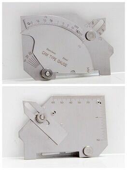ابزار بازرسی جوشکاری دو مقیاس MG-8 Bridge Cam Welding Gauge Inch/mm