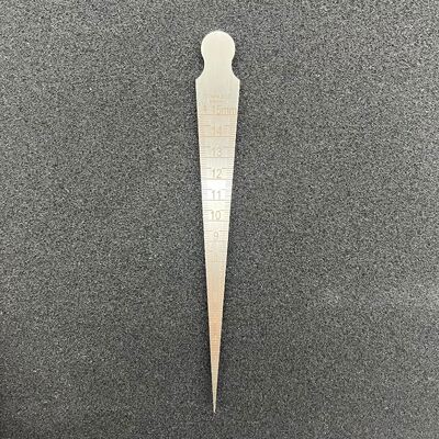 Dual Scale Wedge Feeler Gauge Taper Gauge for Welding Root Gap Measurement