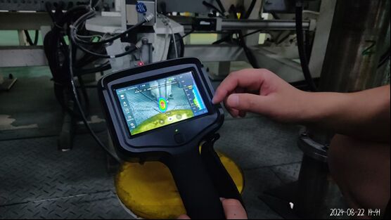 دوربین تصویربرداری صوتی فراصوت با حساسیت بالا HFD-V100، آشکارساز بصری صدا