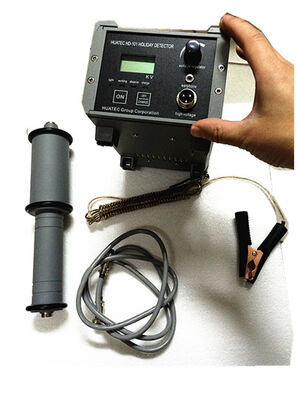 HD-101 آشکارساز تعطیلات قابل حمل آلارم جرقه NDT Pinhole نقایص پوشش نازک برای تست لایه محافظ بتن فلزی