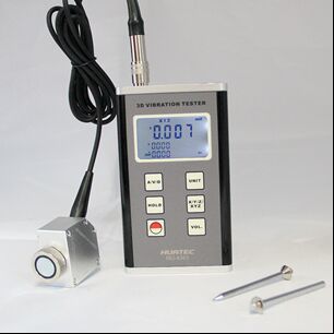 HG-6363 3 محوره لرزش سنج قابل حمل شتاب سنج پیزوالکتریک با RS232 و بلوتوث برای نظارت بر ماشین آلات
