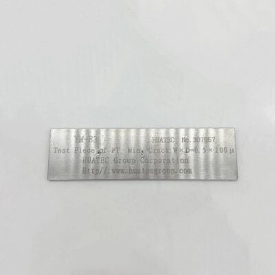 بلوک مرجع تست نفوذ YM-B3 عمق ترک 100 میکرومتر نمونه NDT