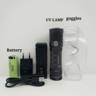 چراغ قوه LED UV نور UV LED مشعل لامپ ساعت کار طولانی و کیفیت پایدار