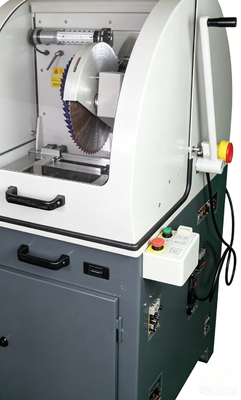 HC-350A دستگاه برش نمونه فلز شناسی عمودی Φ110mm Max Cutting 4KW آب خنک کننده تجهیزات قطع نمونه