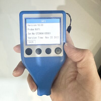 TG-1660 اندازه گیری ضخامت پوشش موج با دقت بالا رنگ LCD اختیاری دستگاه تشخیص ضخامت پوشش فلزی خودرو