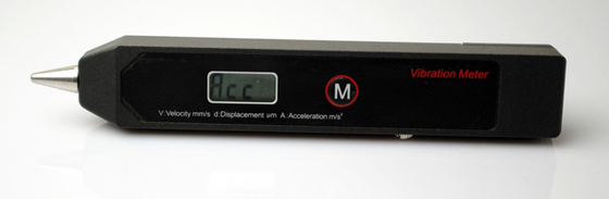 HG6450-3 Aluminum Body Portable Vibration Pen 10-1000Hz 3 Measuring Parameters Data Hold Auto Power Off Motor Bearing Fault Detector