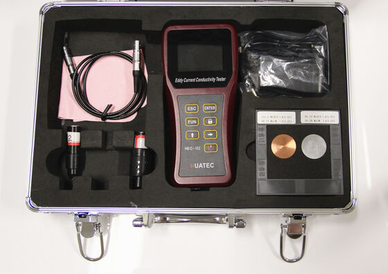 HEC-102 Portable Eddy Current Conductivity Tester For Aluminum Alloy Heat Treatment Inspection NDT Instrument