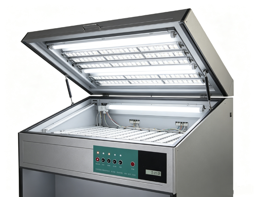 کابینت مشاهده رنگ HLCB-6L با منابع نور D65، TL84، F، UV، U30، جعبه نور شش منبعی برای بررسی رنگ