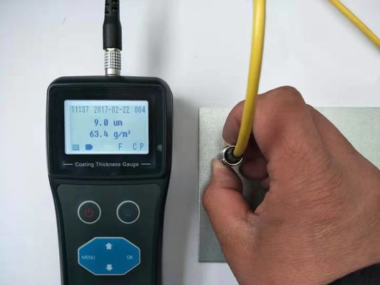 TG-6101 دستگاه ضخامت سنج پوشش پراب F/N قابل حمل 0-1500 میکرومتر تستر ضخامت فیلم رنگ فلزی با قابلیت اندازه گیری چگالی و وزن