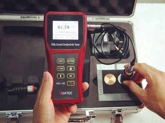 HEC-102 فلزات غیر فلزی قابل حمل Eddy Current Electrical Conductivity Purity Meter