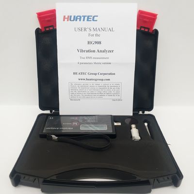 HG-908 4 پارامتر نسخه متریک True RMS اندازه گیری آنالیزور ارتعاش
